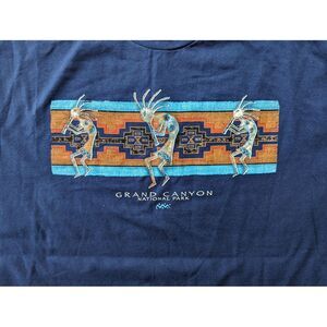 Delta Pro Weight Short Sleeve Shirt Mens Size XL Blue Grand Canyon National Park